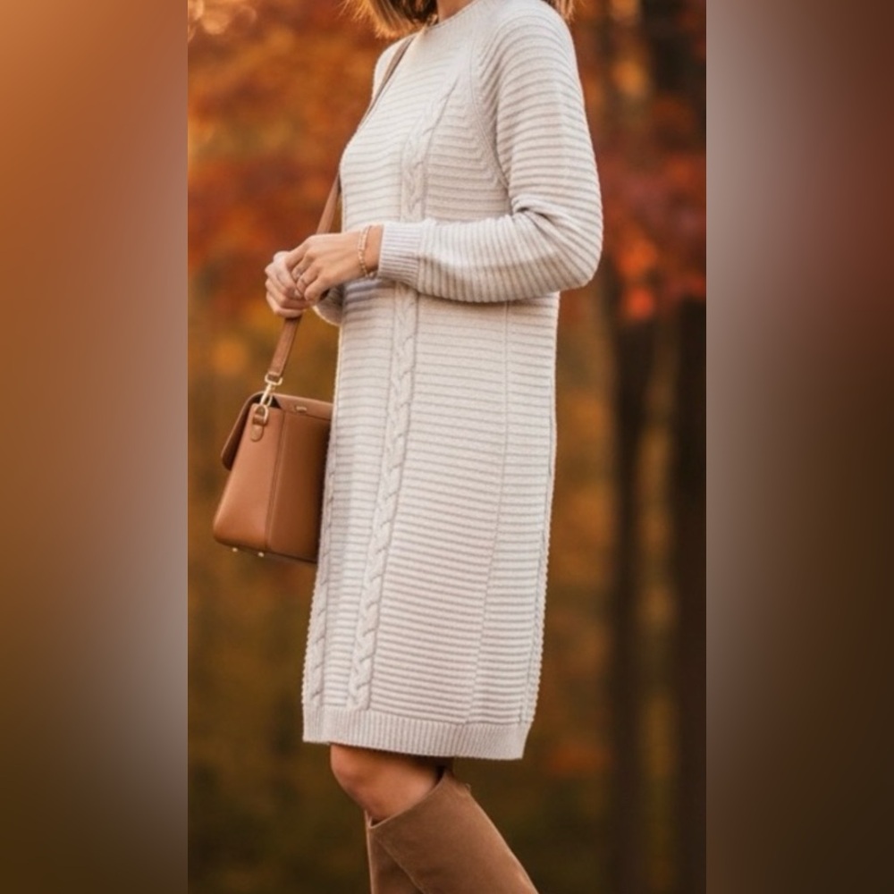 Banana Republic Cable knit  Dress size L